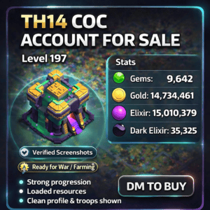 TH14 Clash of Clans Account